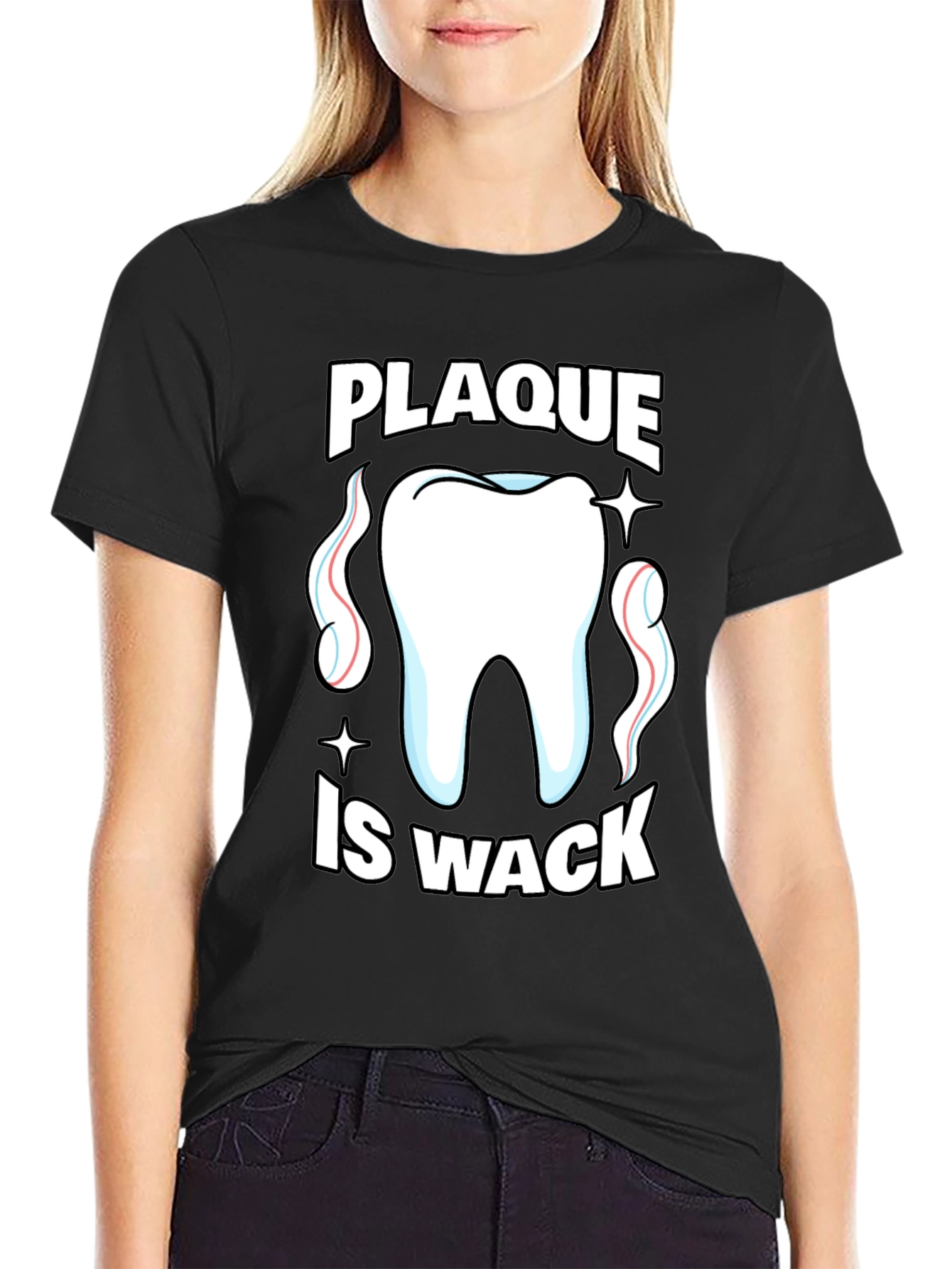 Plaque Is Wack Funny Dental T-Shirt
