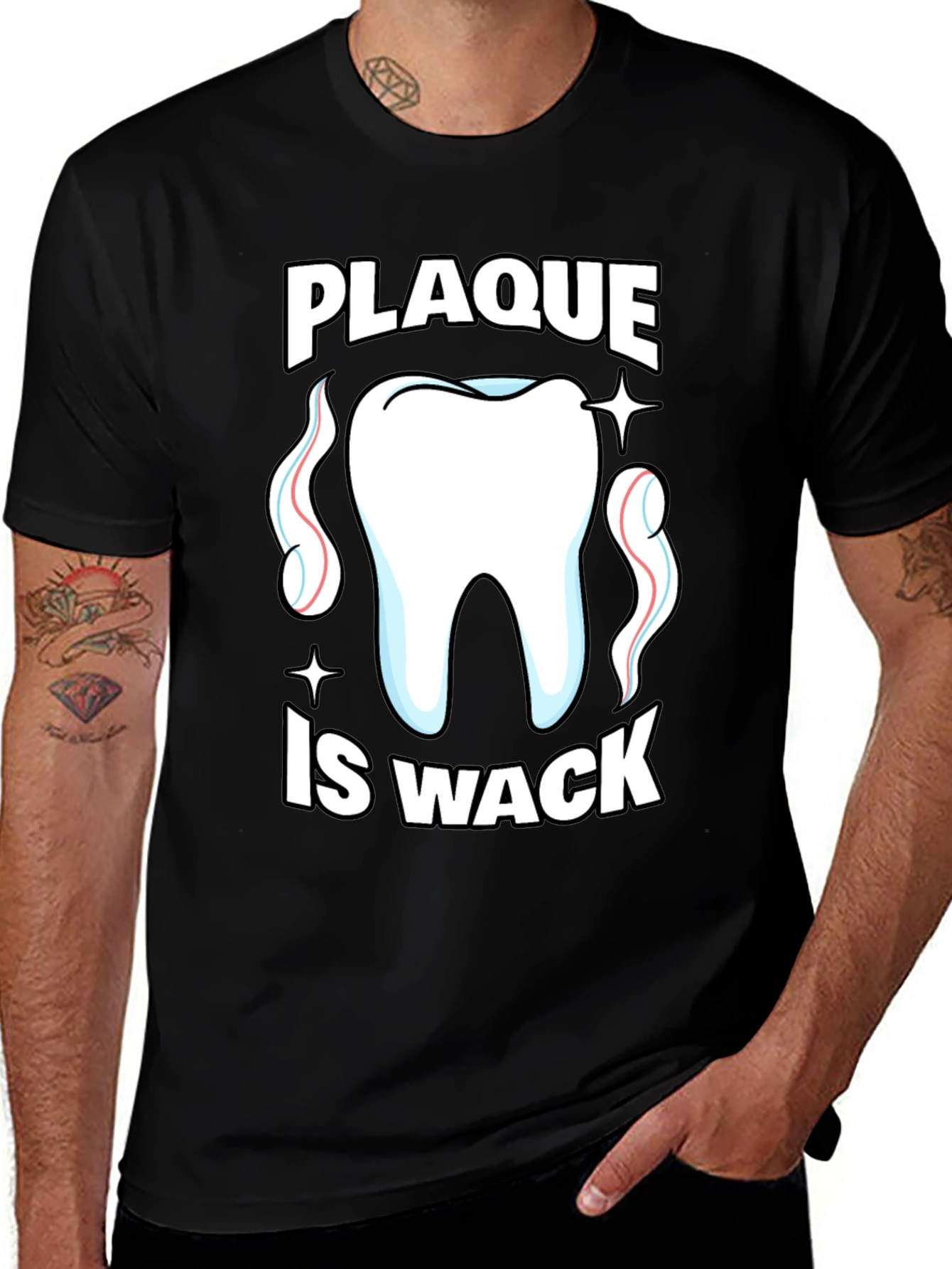 Plaque Is Wack Funny Dental T-Shirt