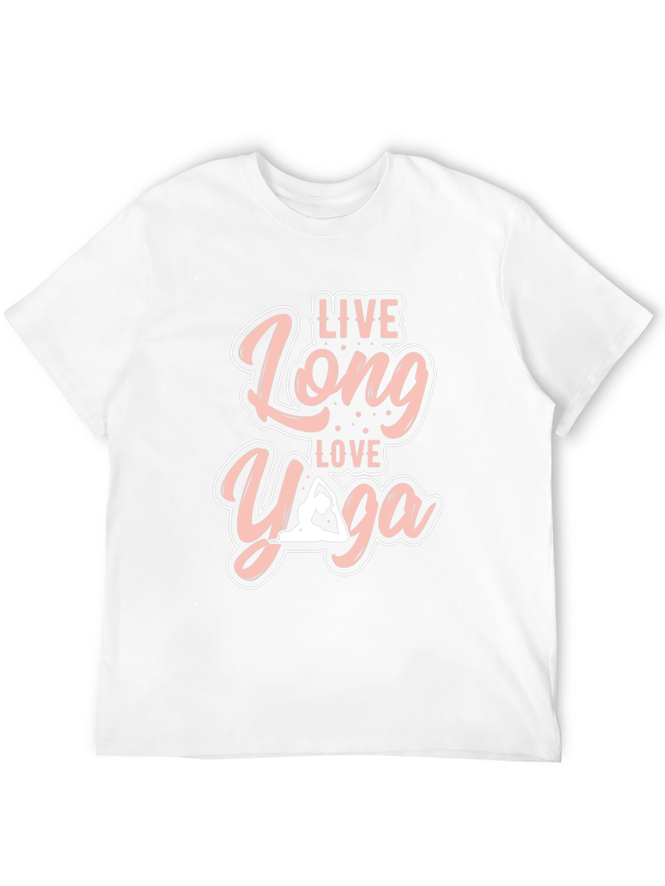 Live Long Love Yoga Black Graphic Tee