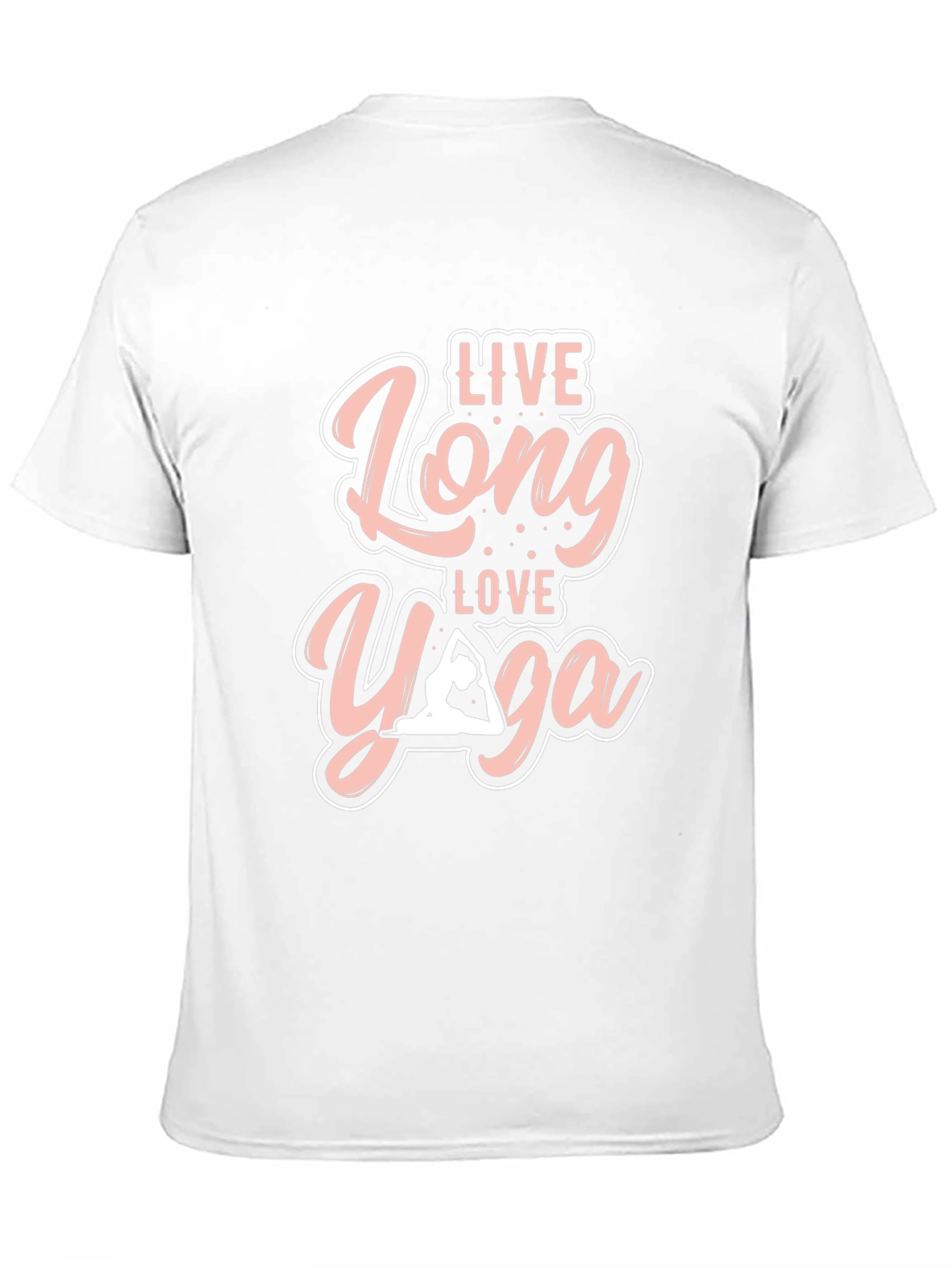 Live Long Love Yoga Black Graphic Tee
