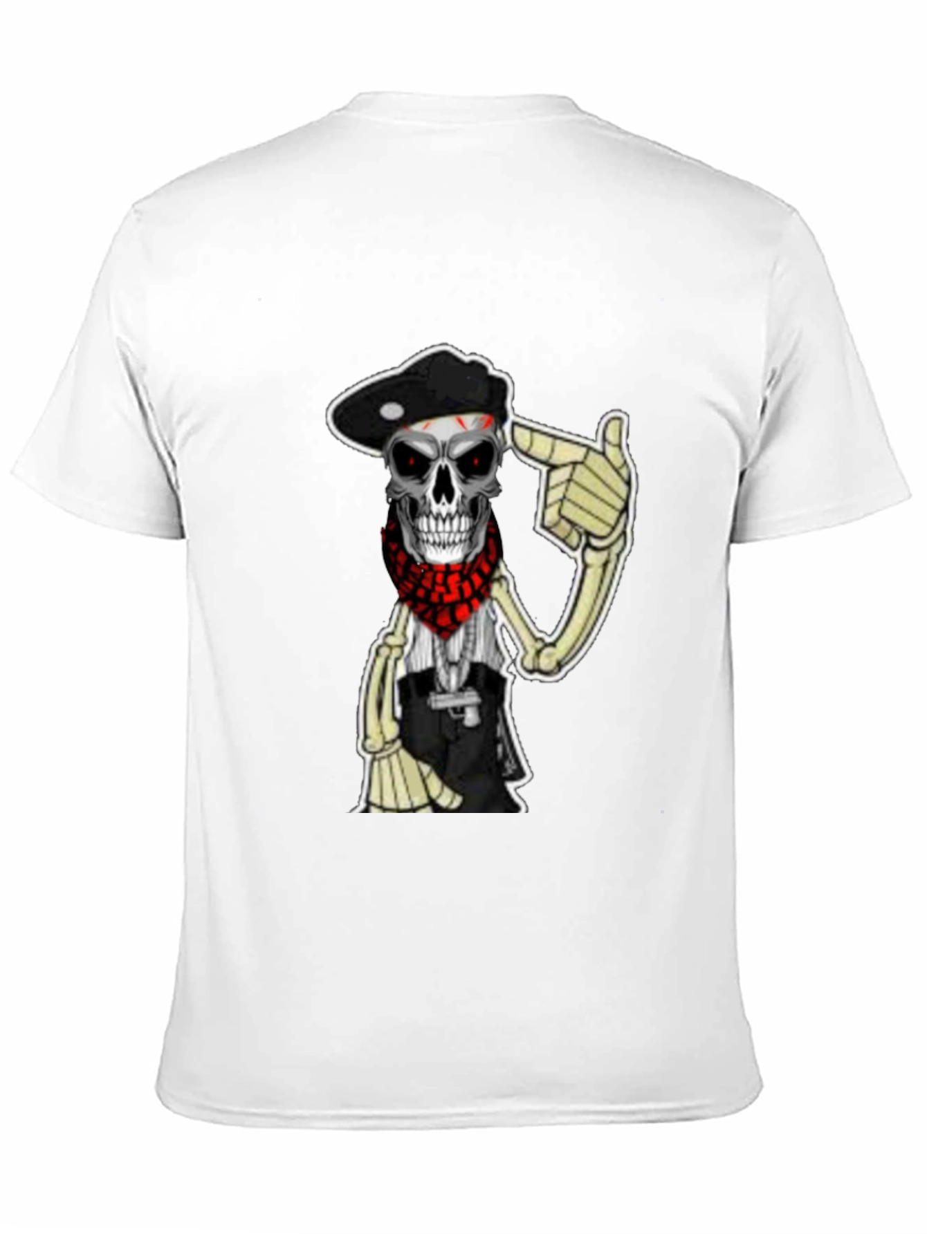 Skull Bandit Graphic T-Shirt - Classic Black Tee
