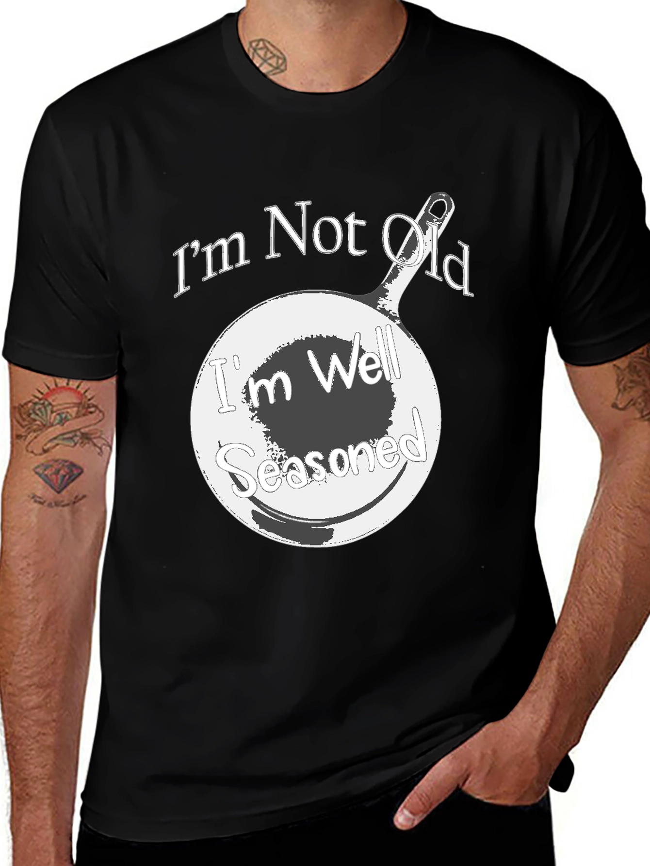 Well Seasoned Black T-Shirt