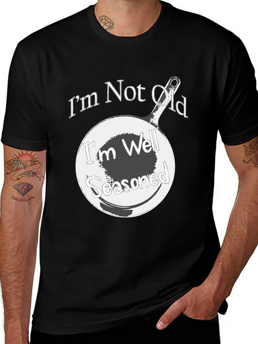 Well Seasoned Black T-Shirt