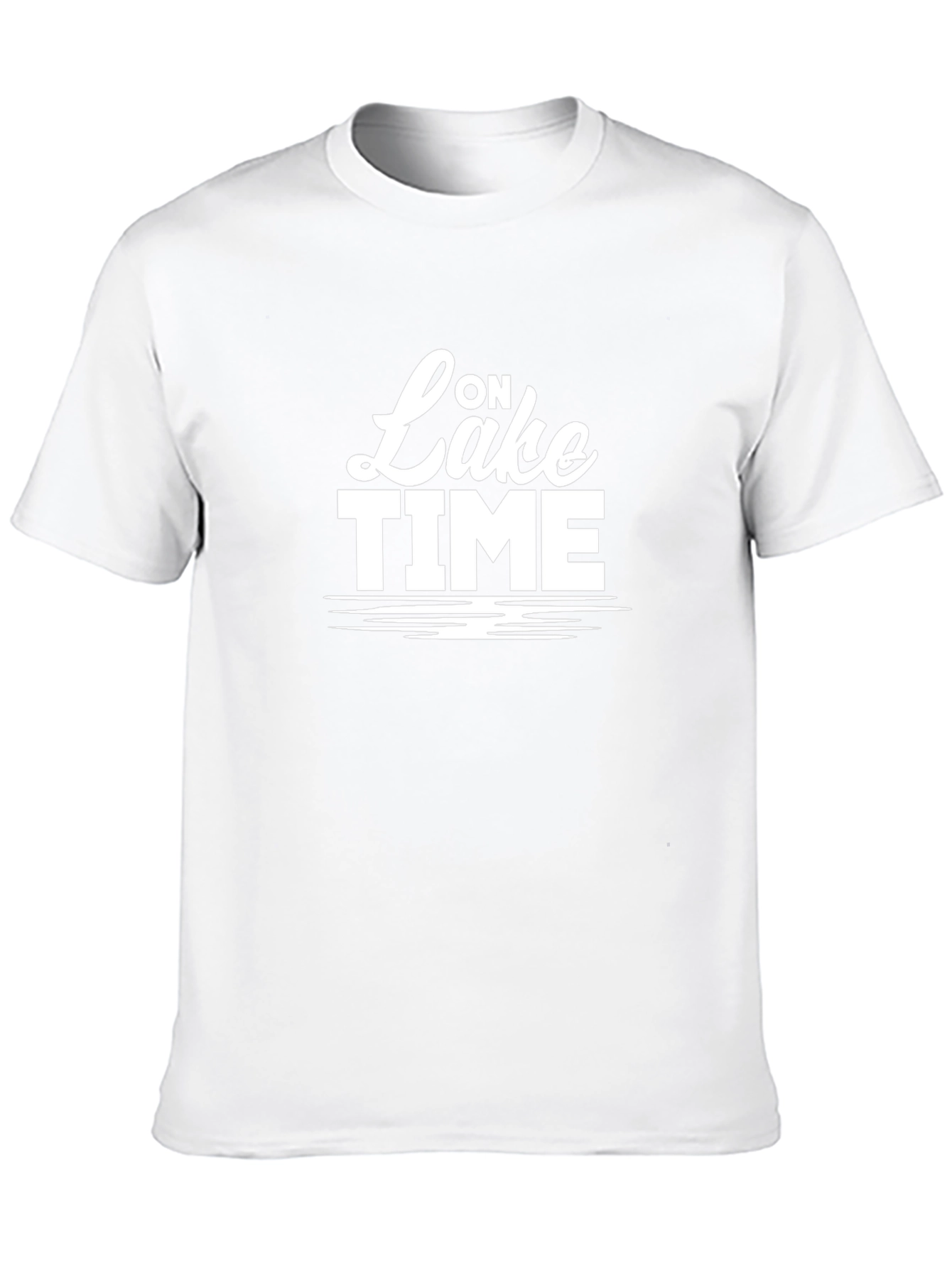 On Lake Time Black Graphic T-Shirt