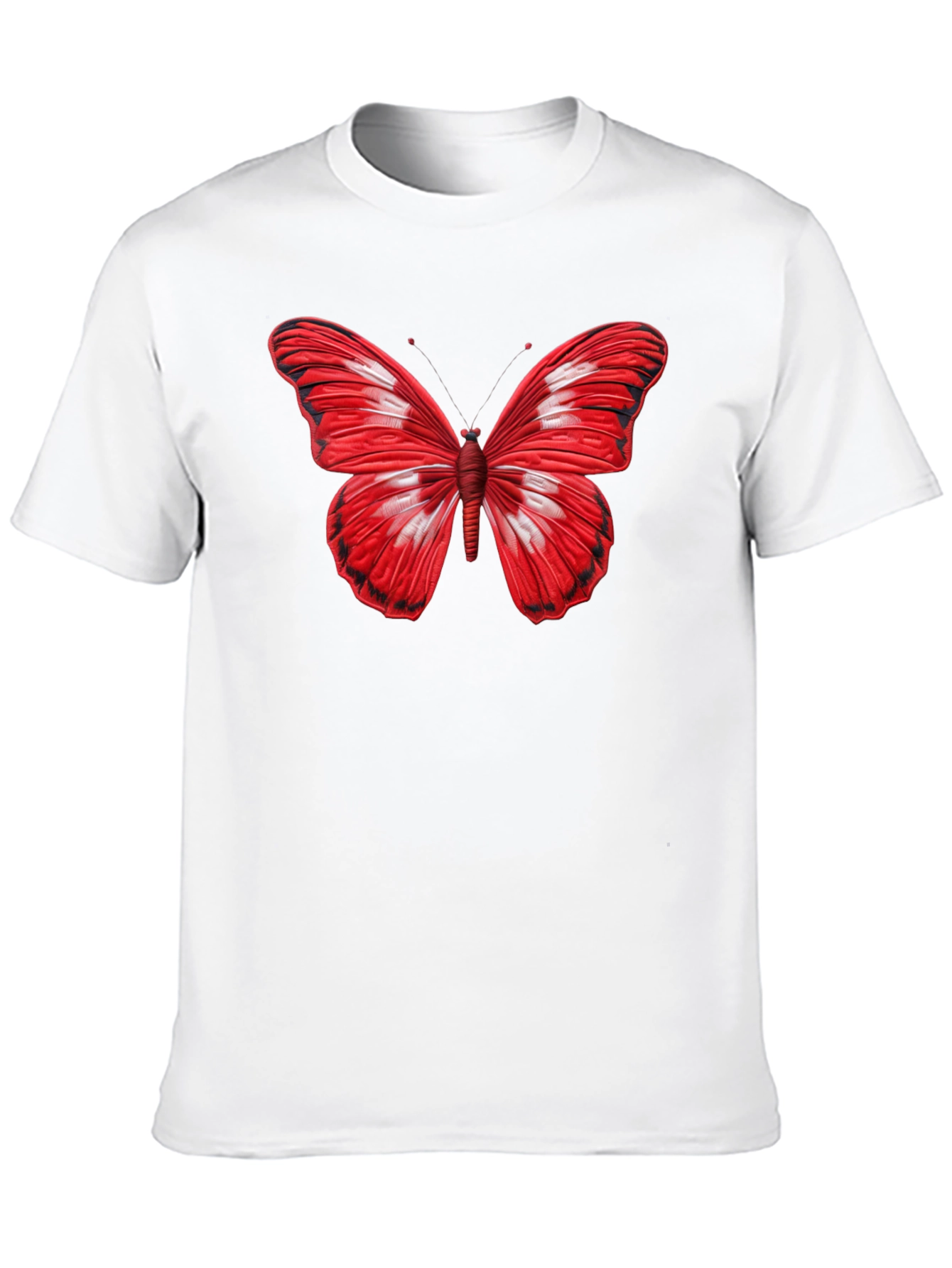 Butterfly Graphic Black T-Shirt - Stylish Mens Tee
