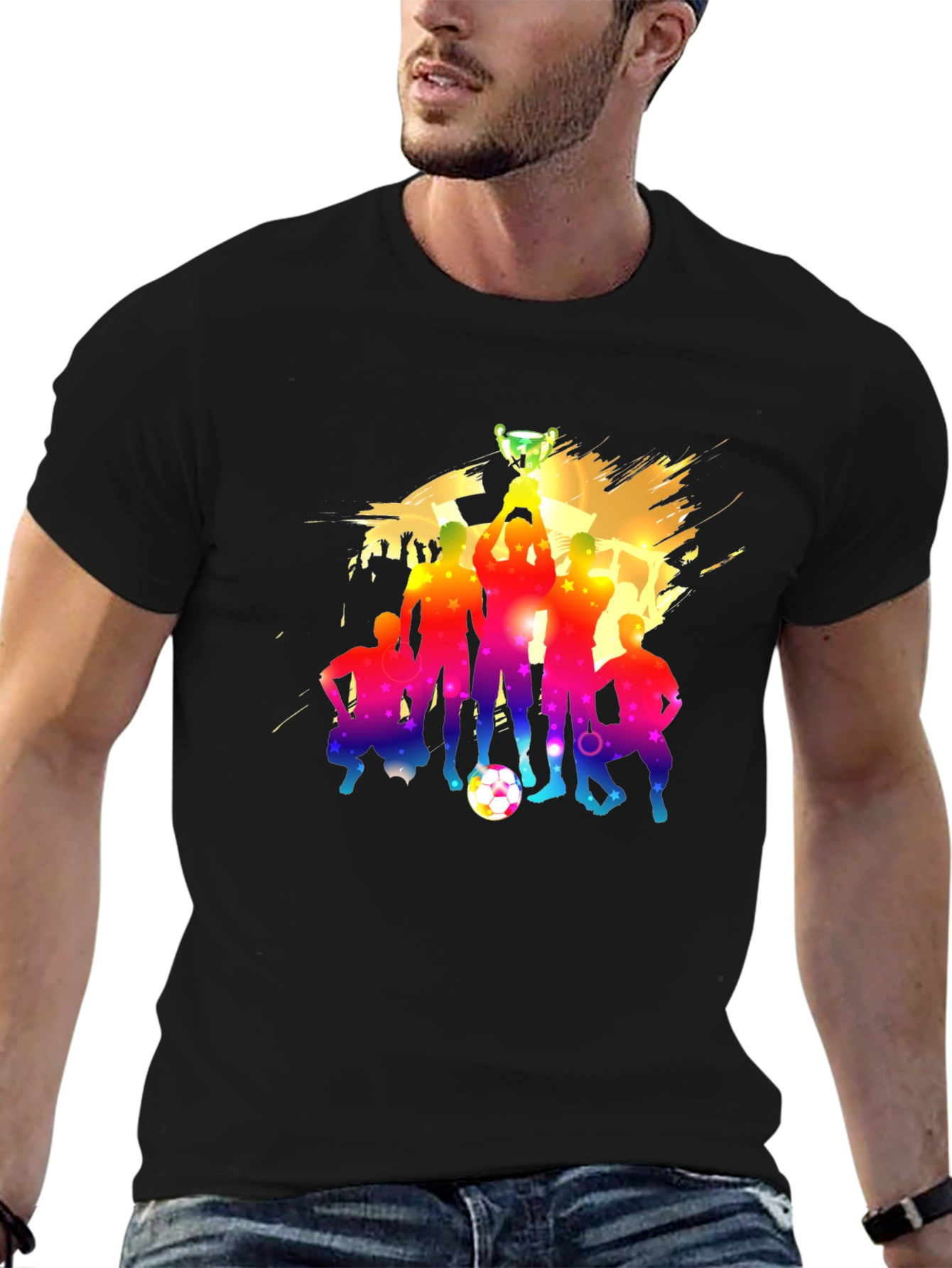 Soccer Team Victory Graphic T-Shirt