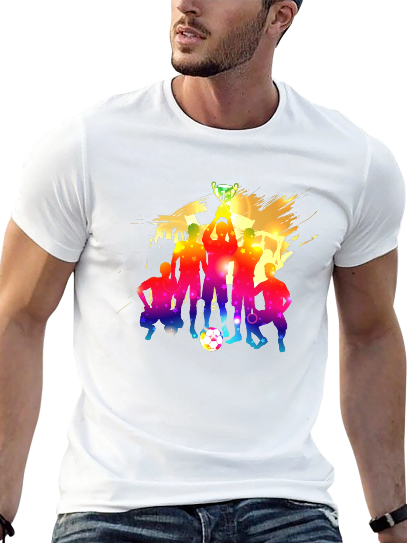 Soccer Team Victory Graphic T-Shirt