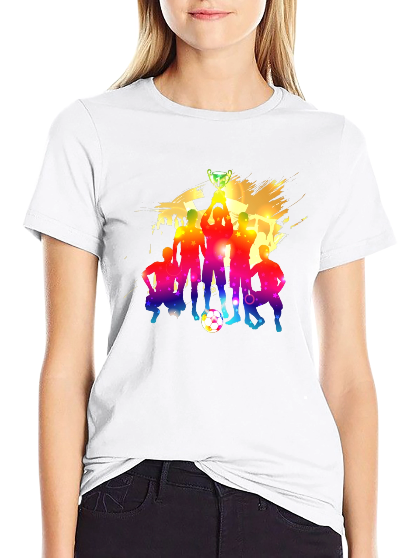 Soccer Team Victory Graphic T-Shirt
