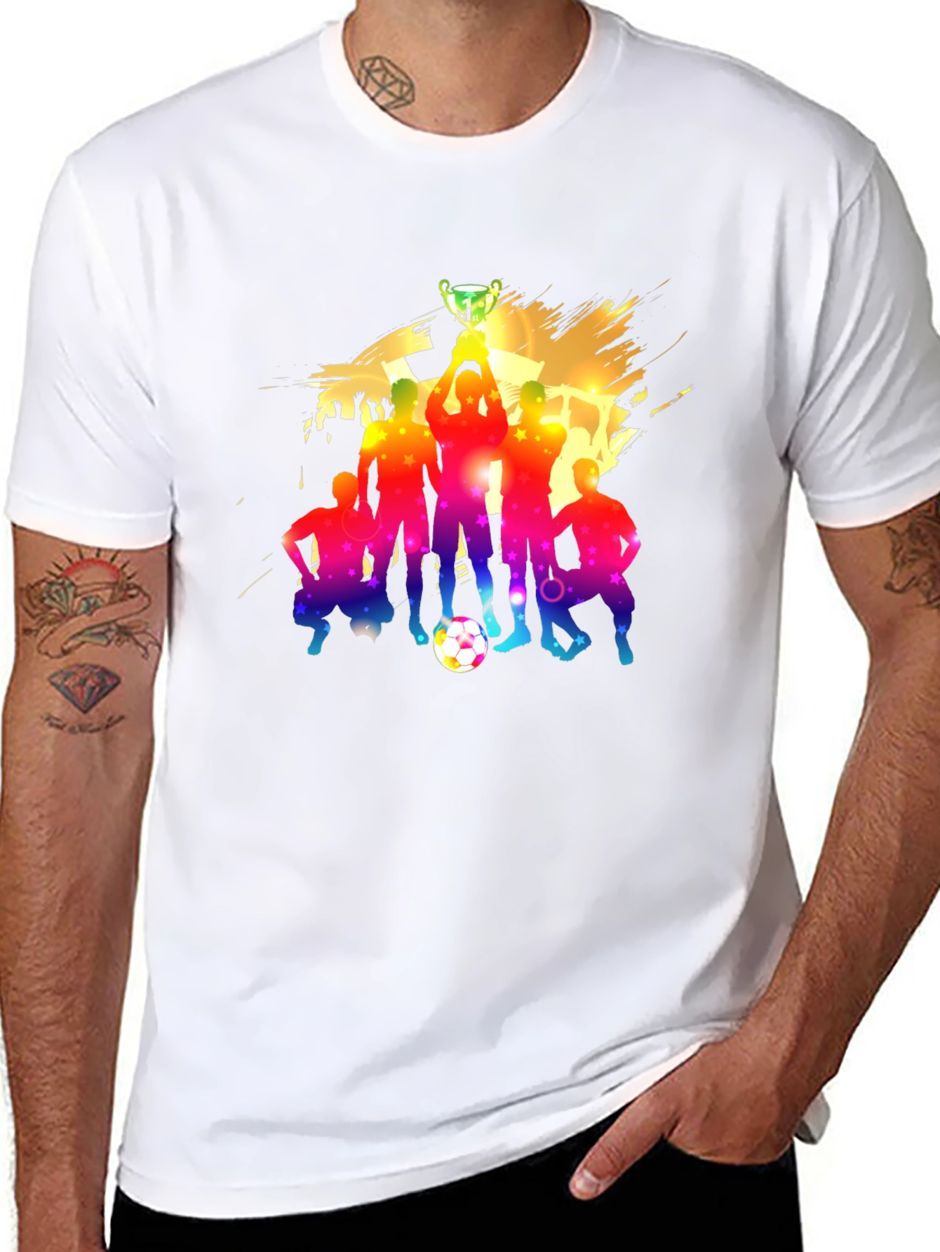 Soccer Team Victory Graphic T-Shirt