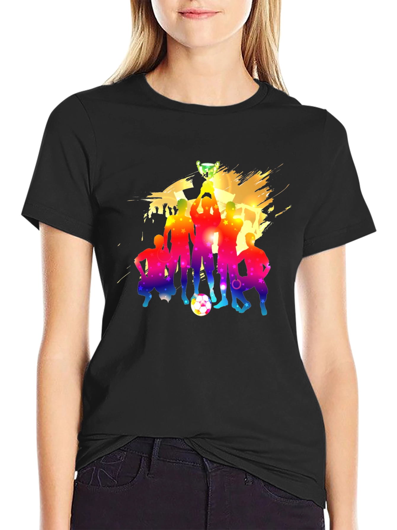 Soccer Team Victory Graphic T-Shirt
