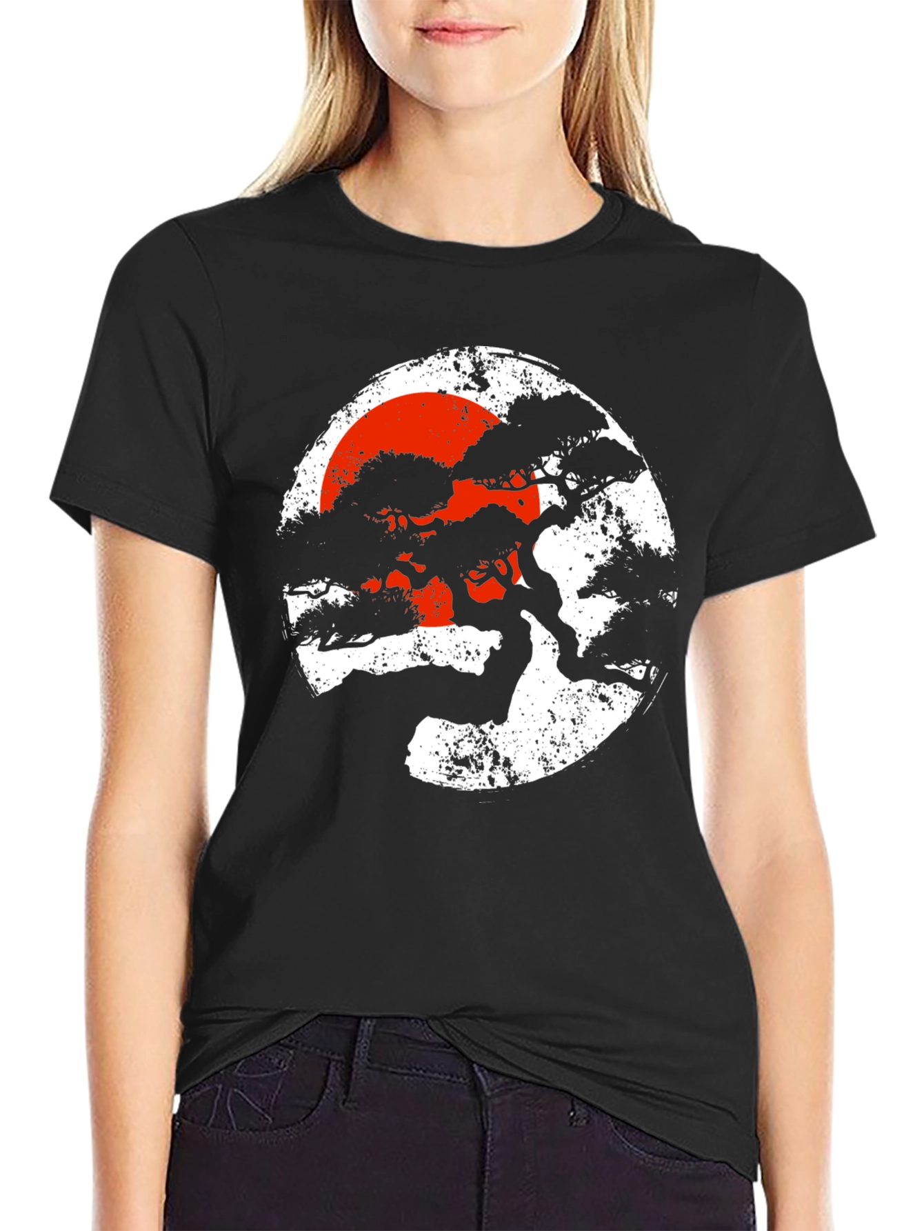 Zen Bonsai Tree T-Shirt - Japanese Style