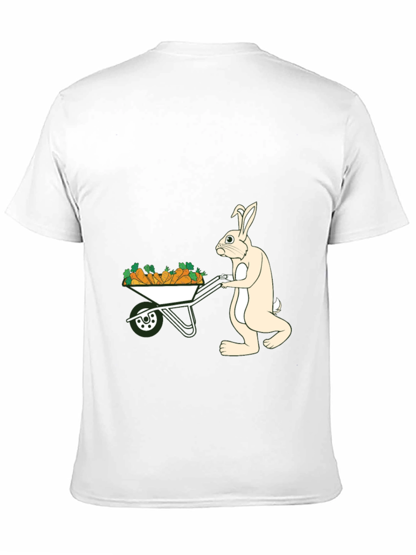 Bunny Carrot Wheelbarrow T-Shirt