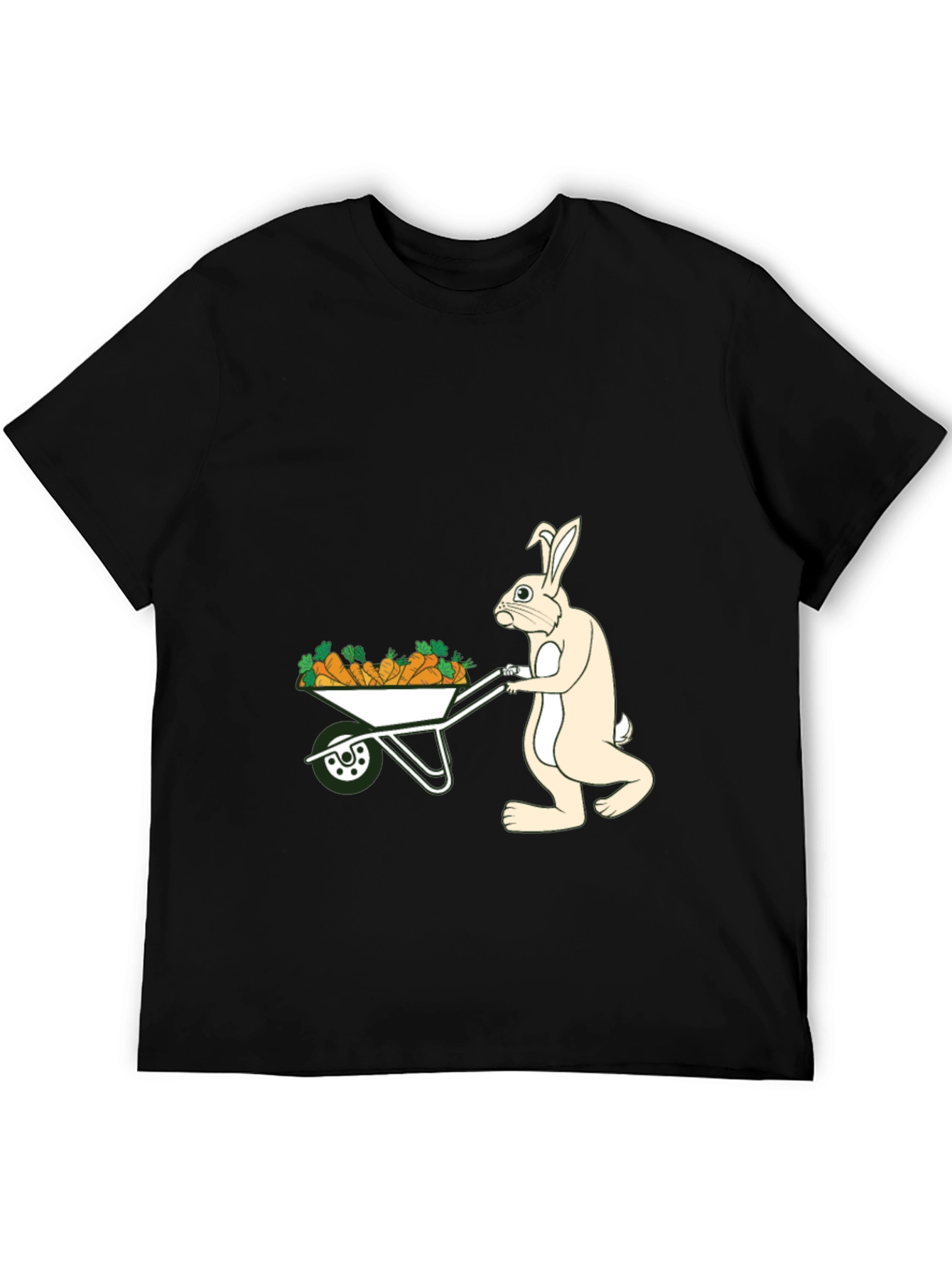 Bunny Carrot Wheelbarrow T-Shirt