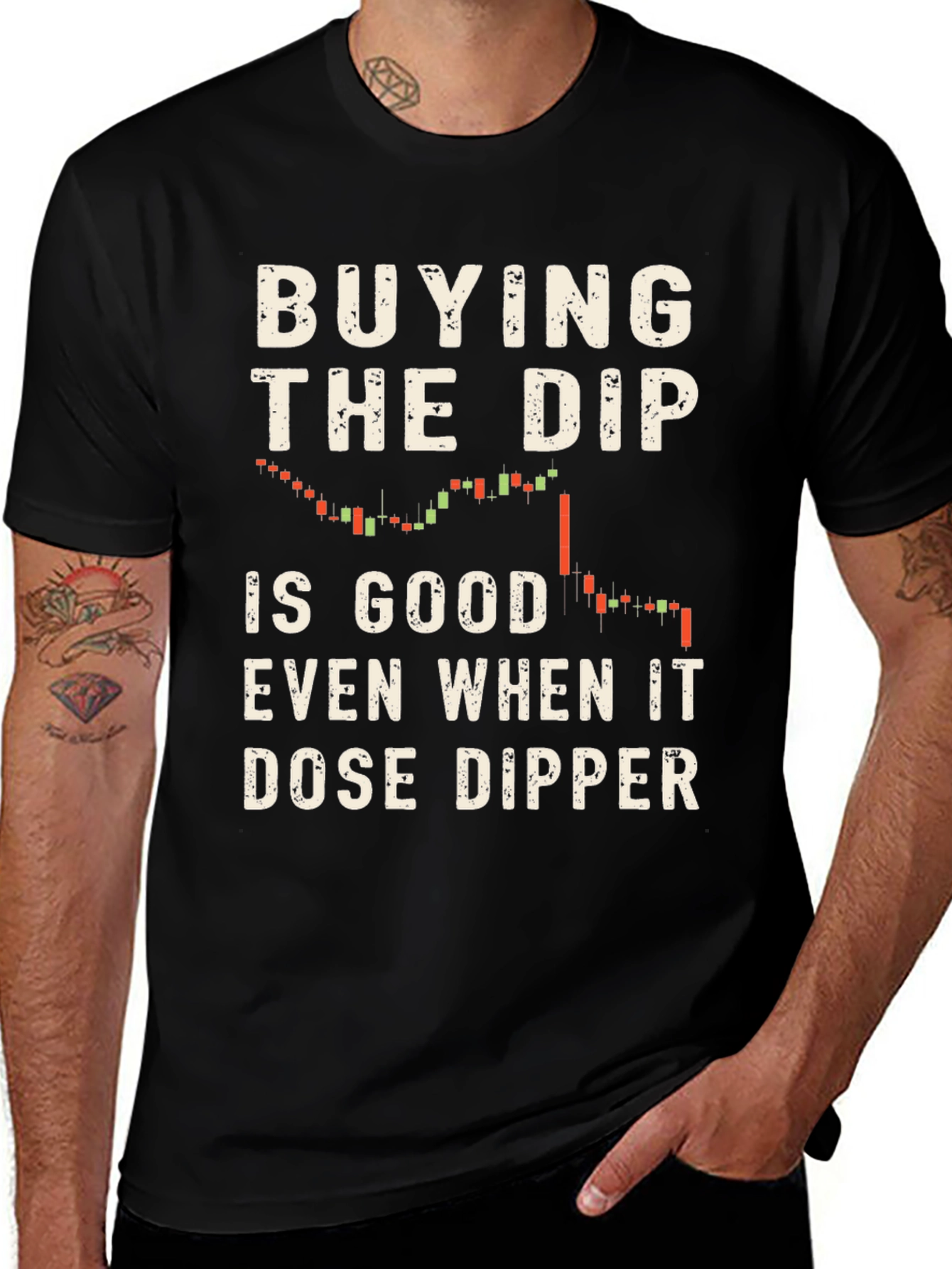 Buying the Dip Stock Market T-Shirt