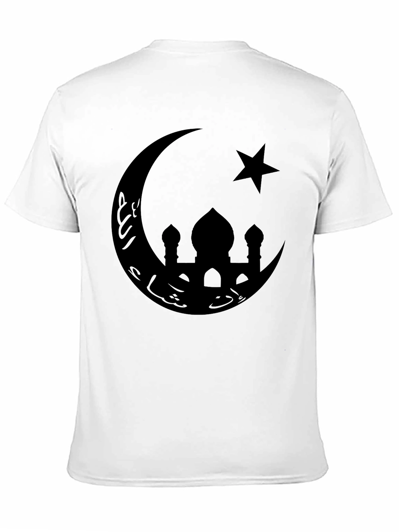 Mosque Moon & Star Graphic Tee - Black