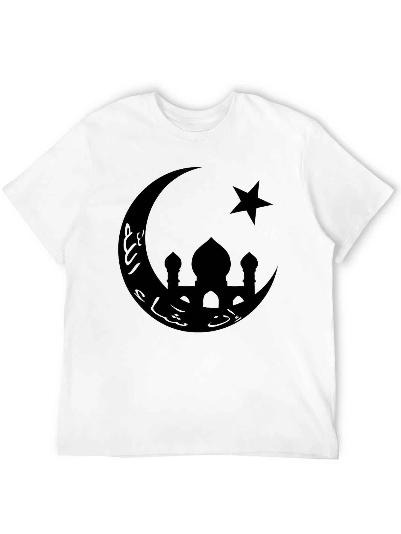 Mosque Moon & Star Graphic Tee - Black