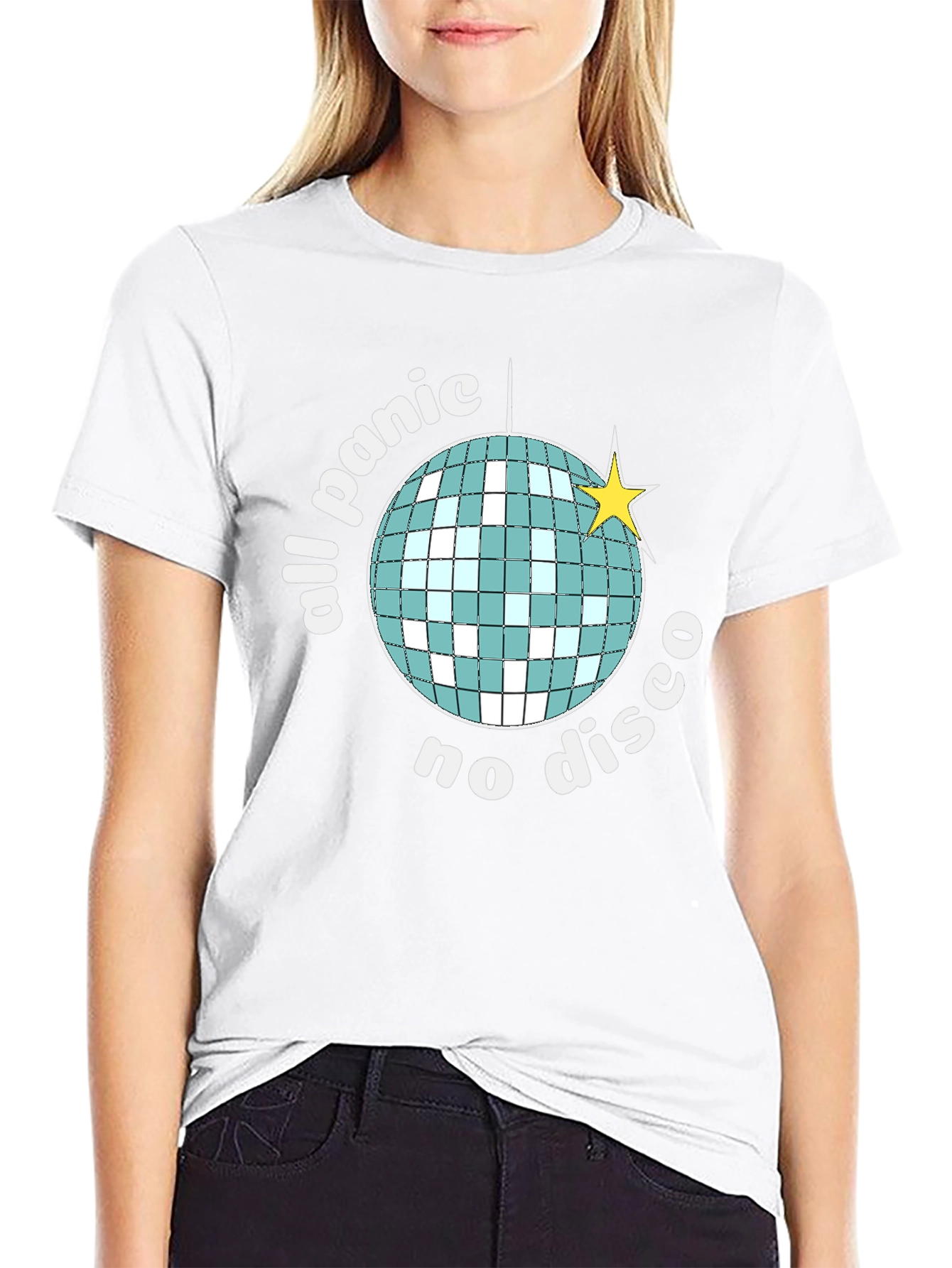All Panic No Disco Black T-Shirt