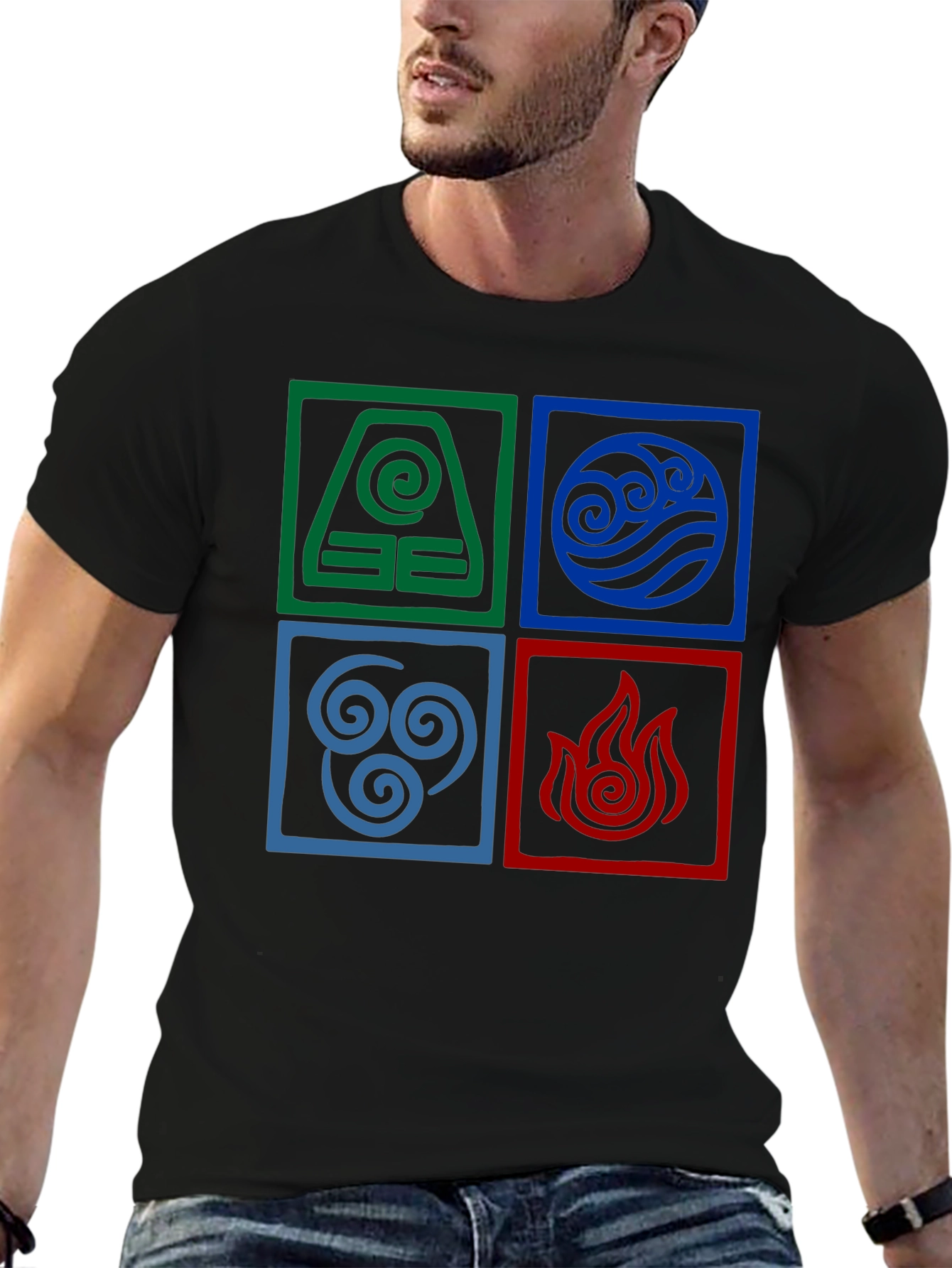 Avatar Elements Black T-Shirt