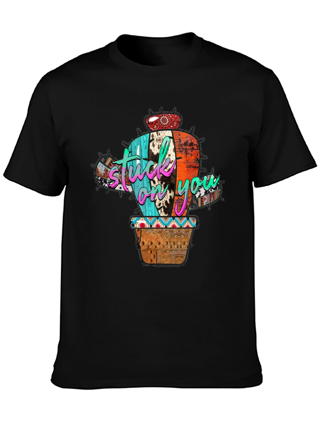Stuck On You Cactus Graphic Tee