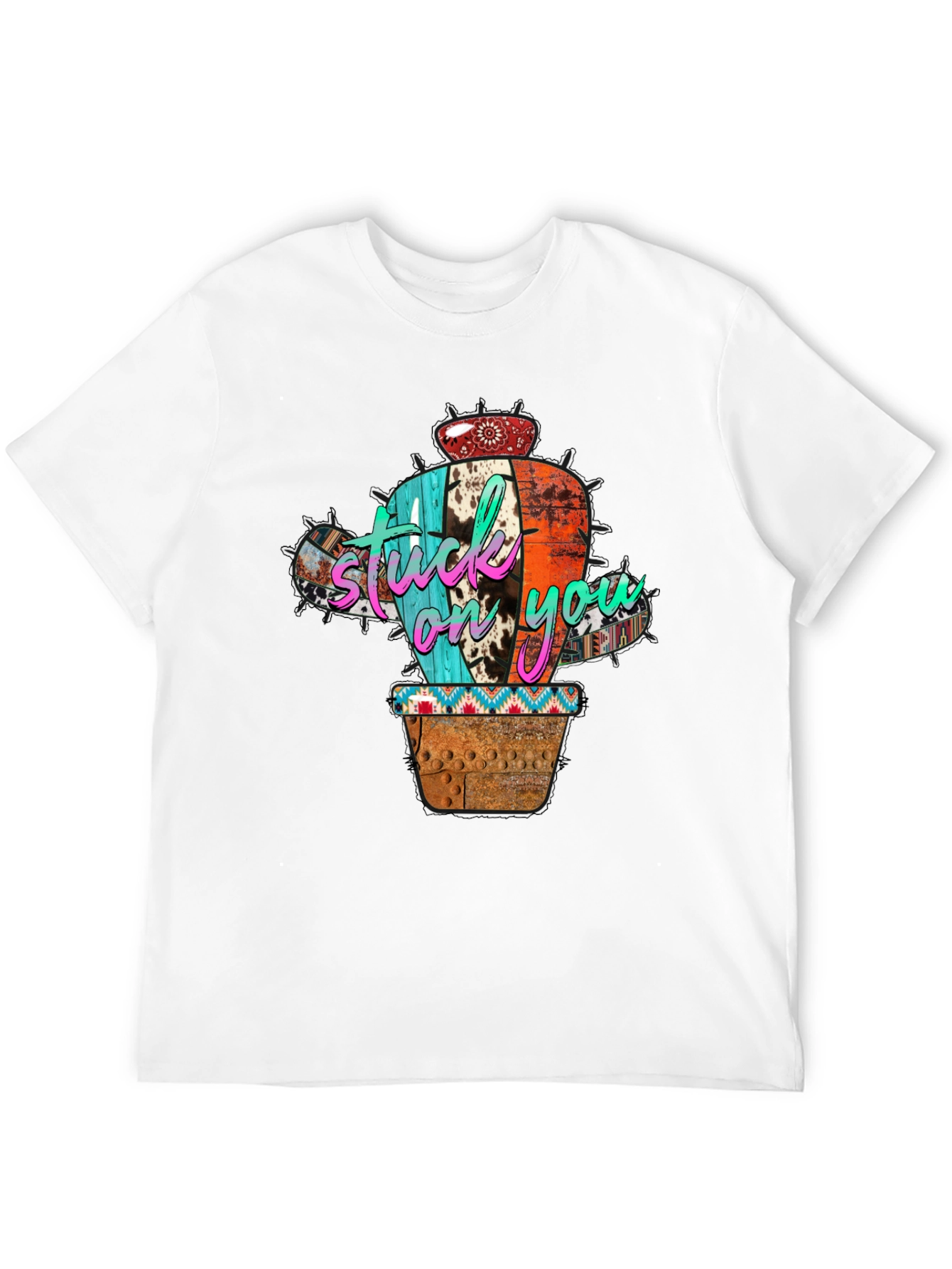 Stuck On You Cactus Graphic Tee