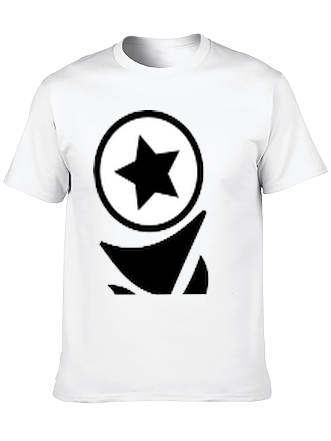 Star Logo Graphic Black T-Shirt