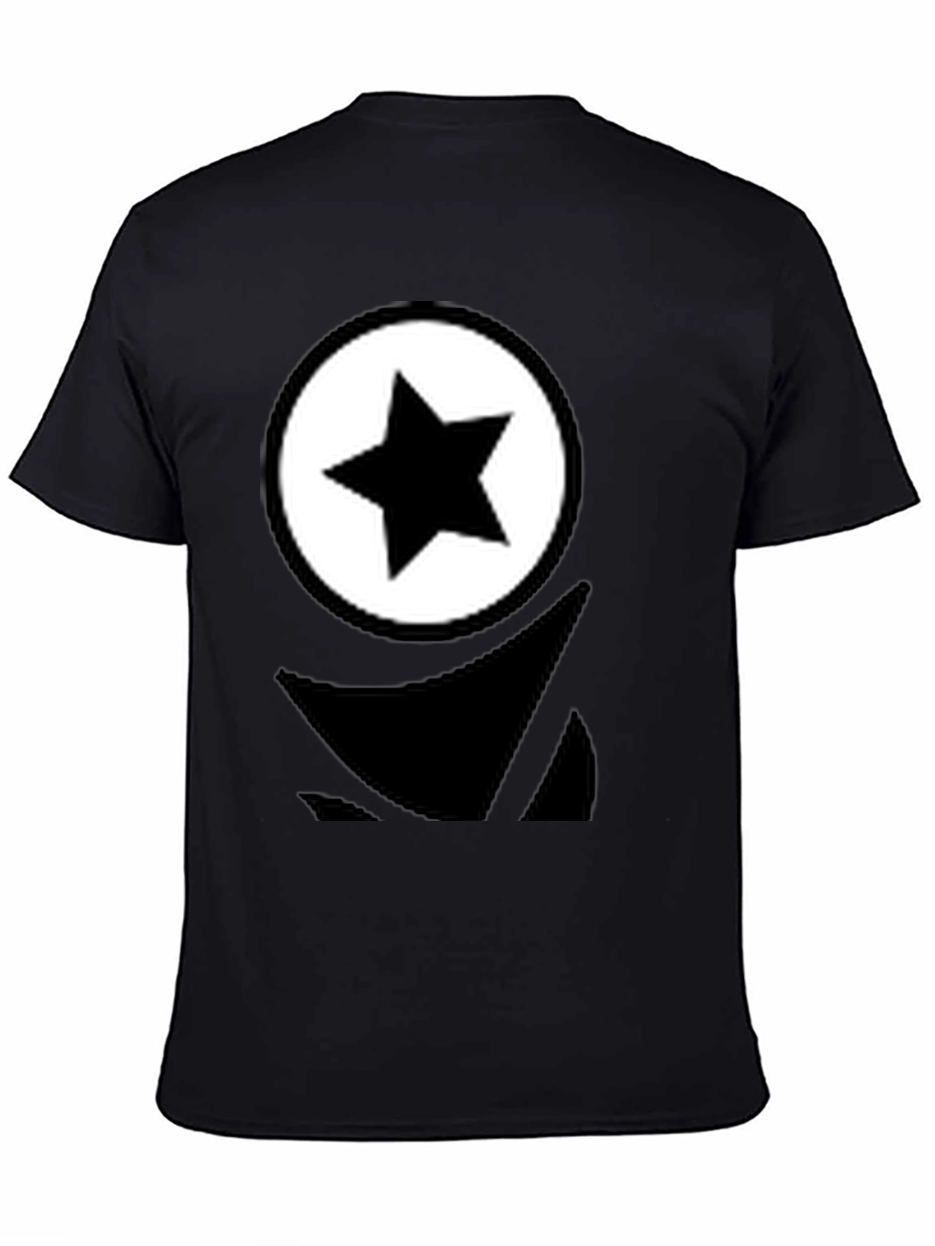 Star Logo Graphic Black T-Shirt