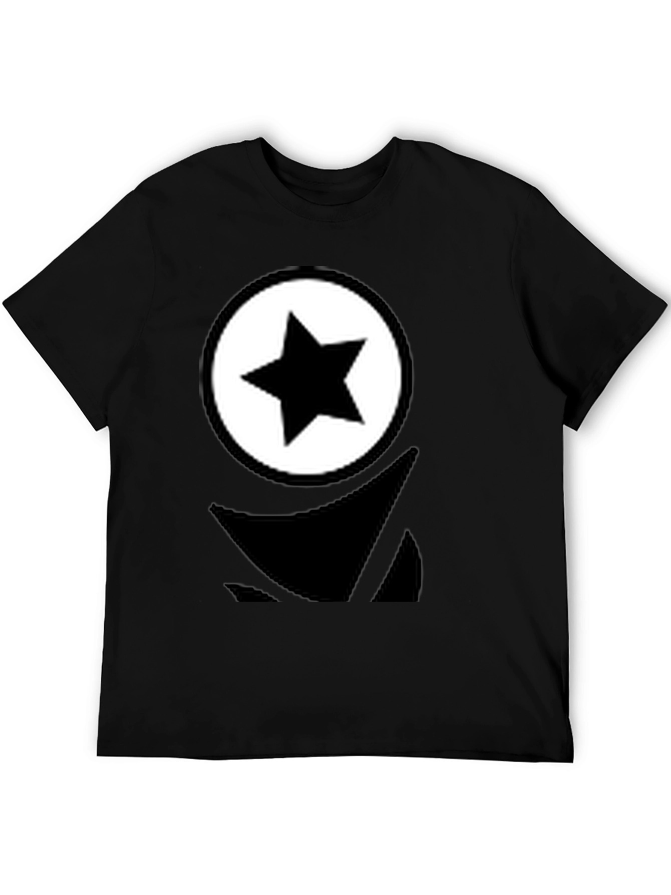 Star Logo Graphic Black T-Shirt