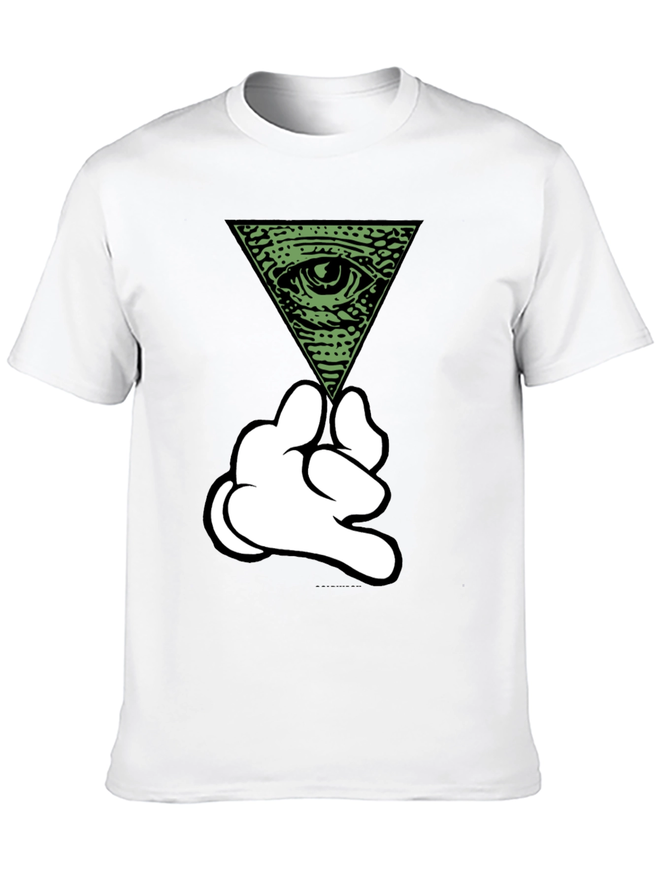 Illuminati Mickey Hands T-Shirt