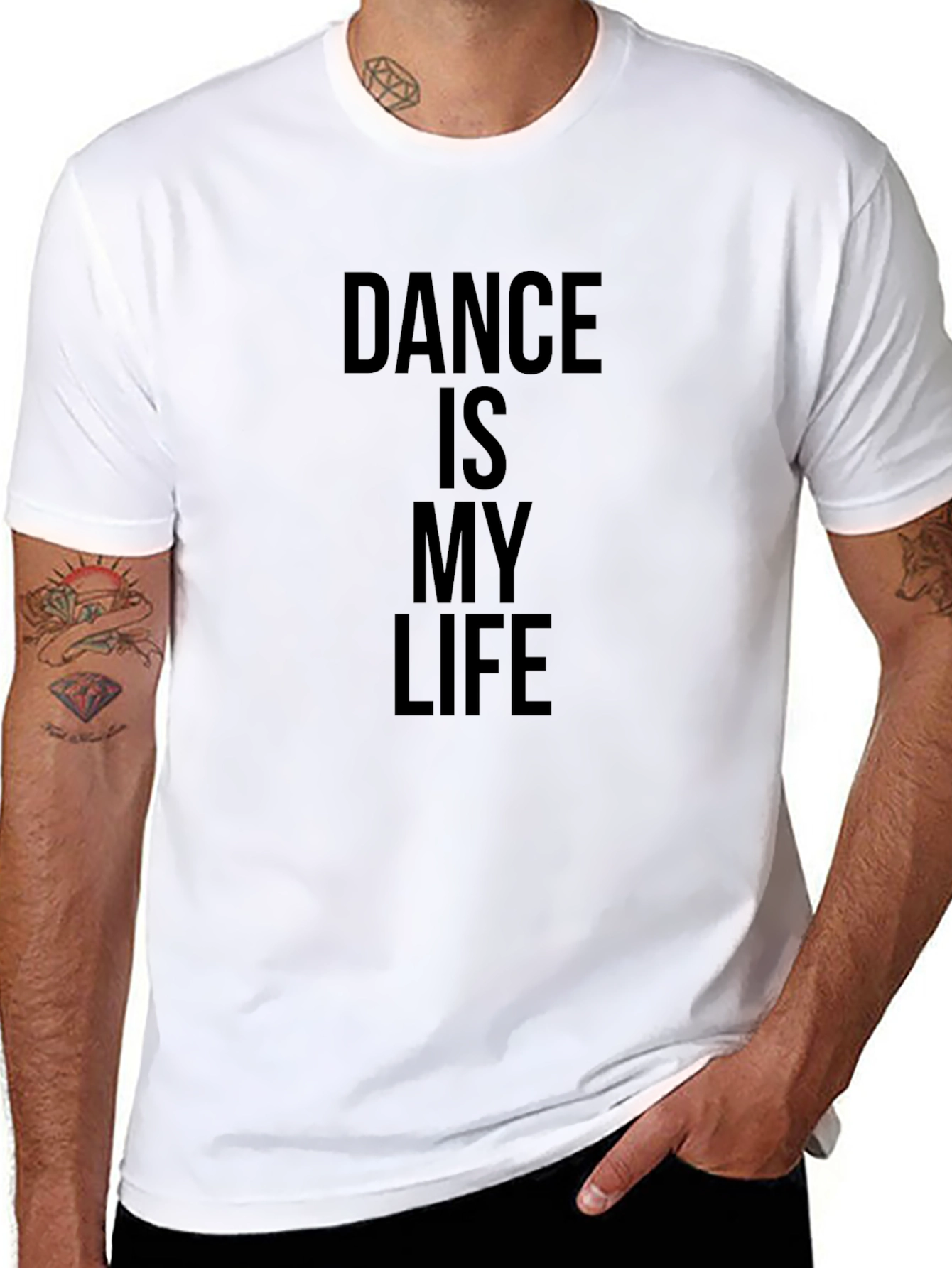 Dance Is My Life Black T-Shirt