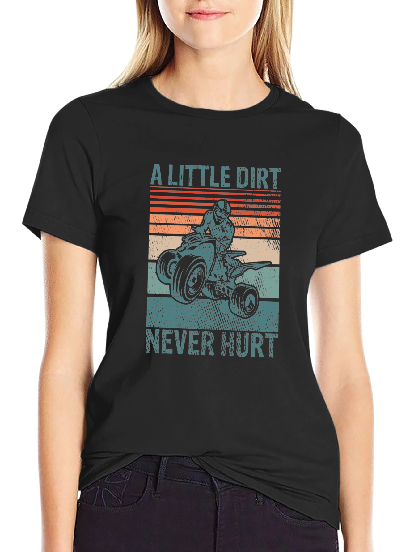 A Little Dirt Never Hurt ATV Rider T-Shirt