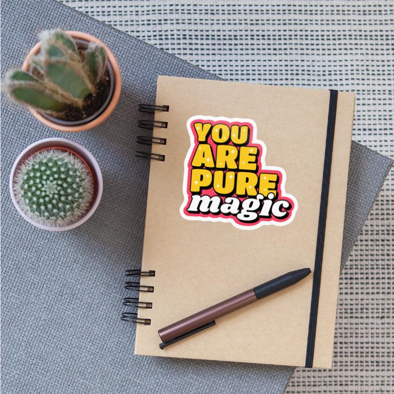 You are pure magic cute text design