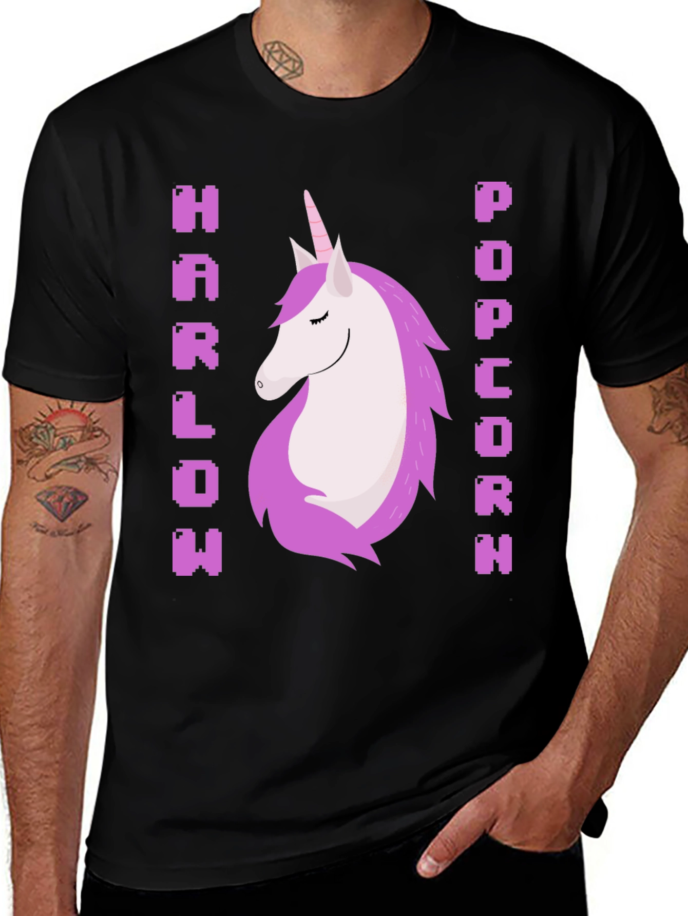 Harlow Popcorn Unicorn T-Shirt