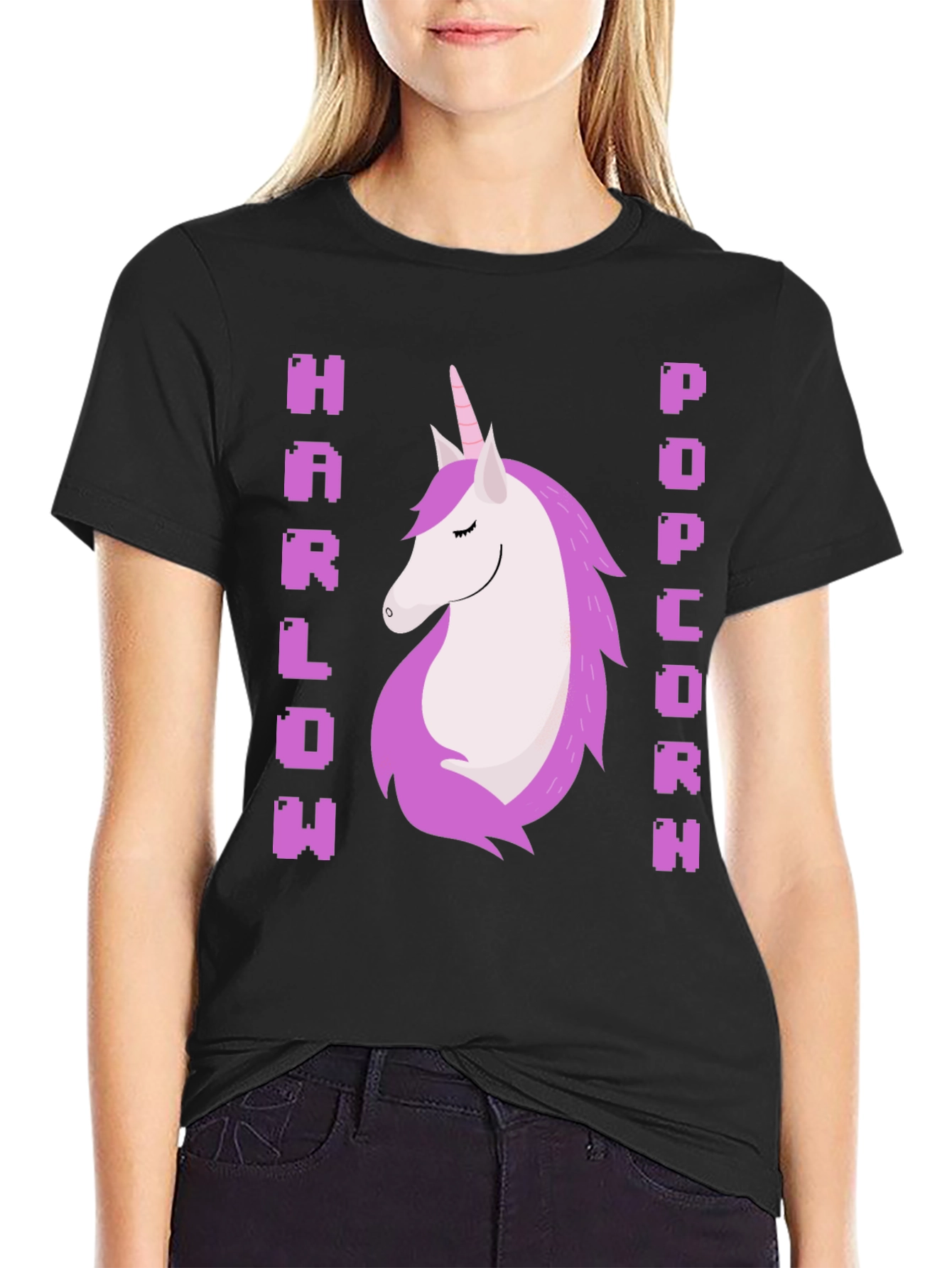 Harlow Popcorn Unicorn T-Shirt