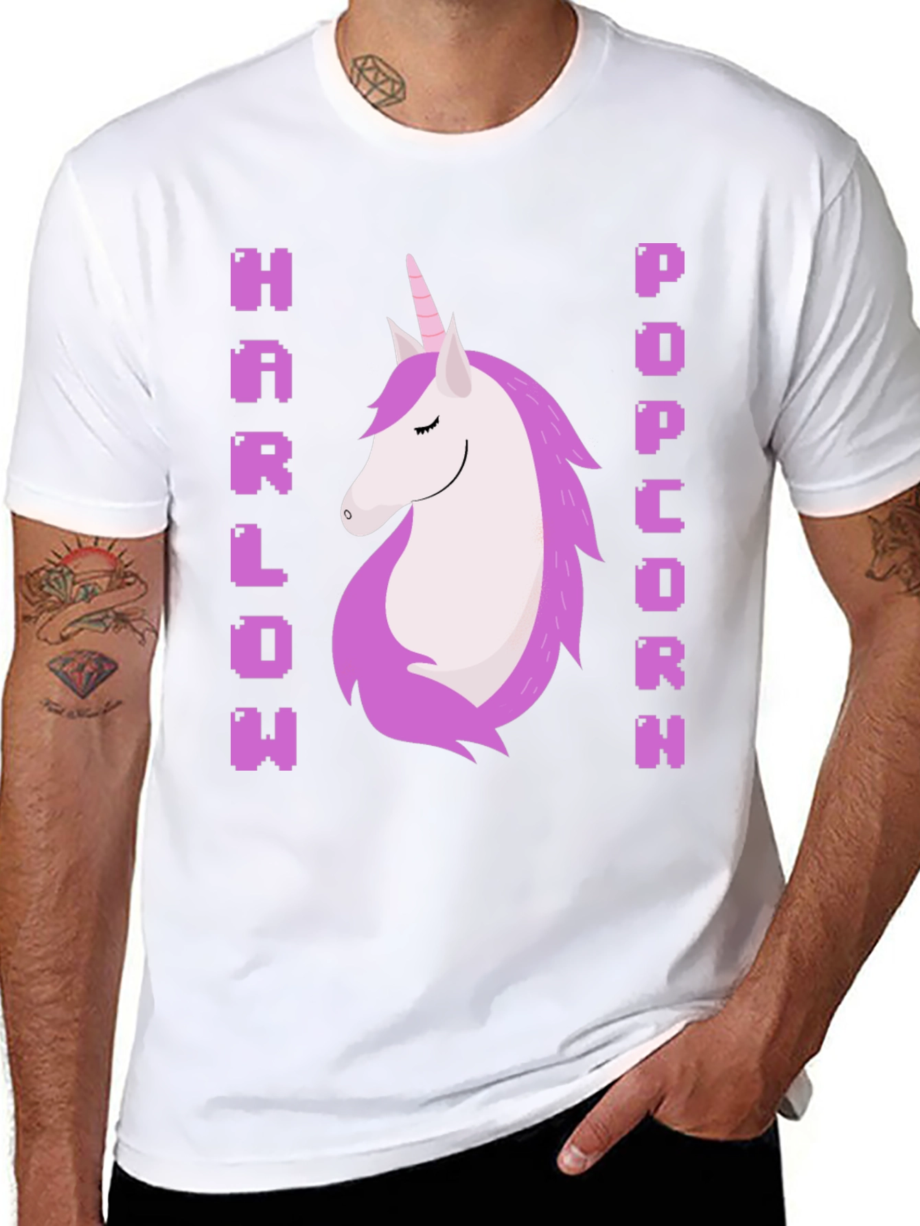 Harlow Popcorn Unicorn T-Shirt