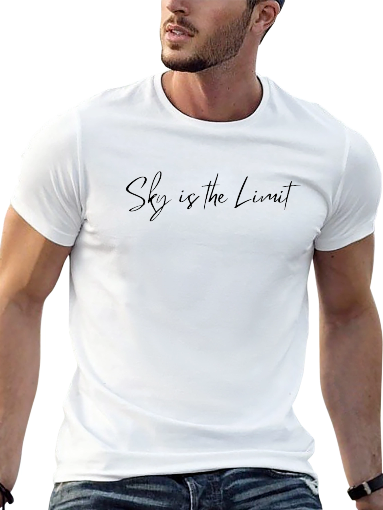Sky is the Limit Graphic Tee - Black