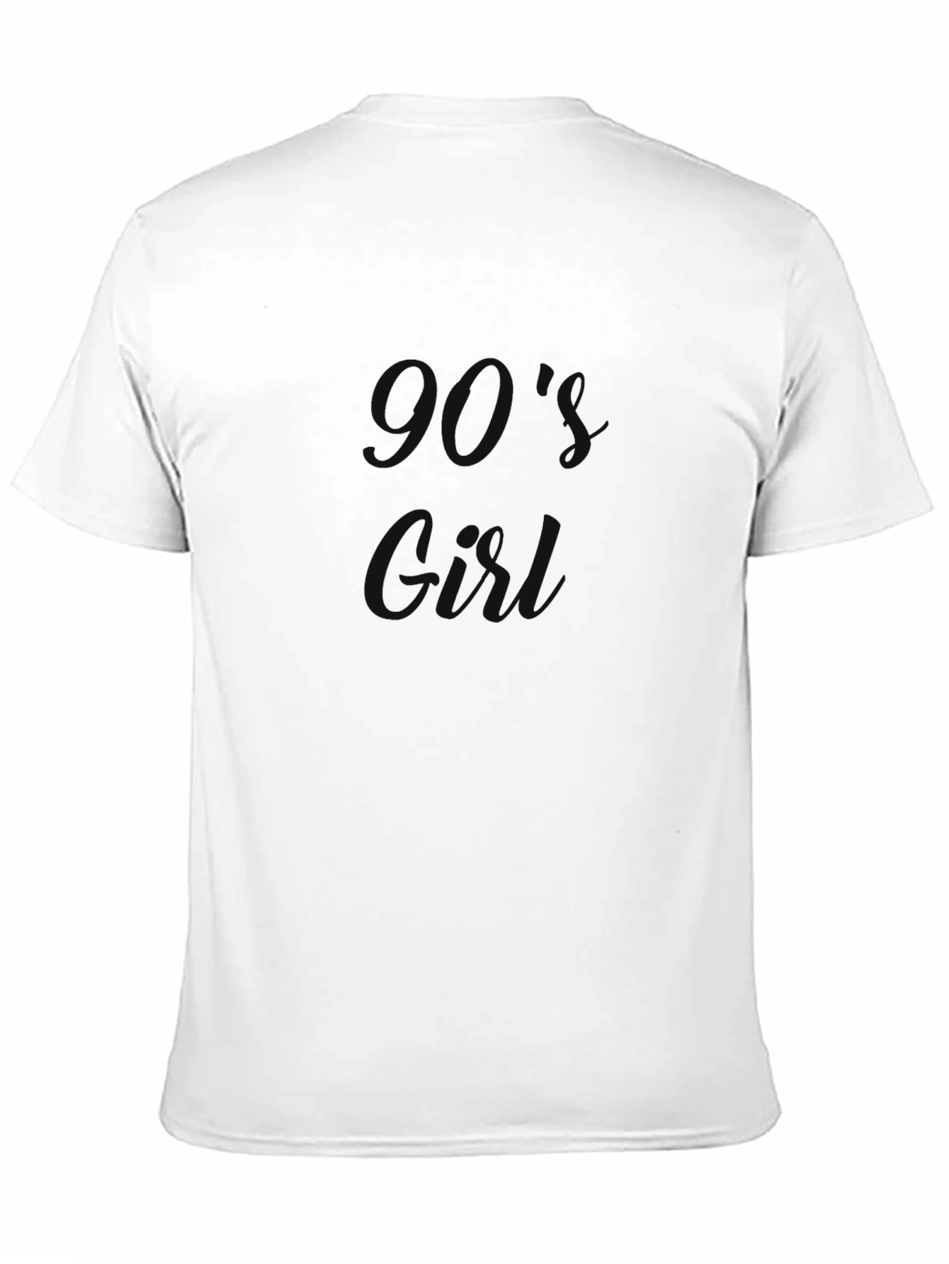 90s Girl Black T-Shirt - Casual Comfort