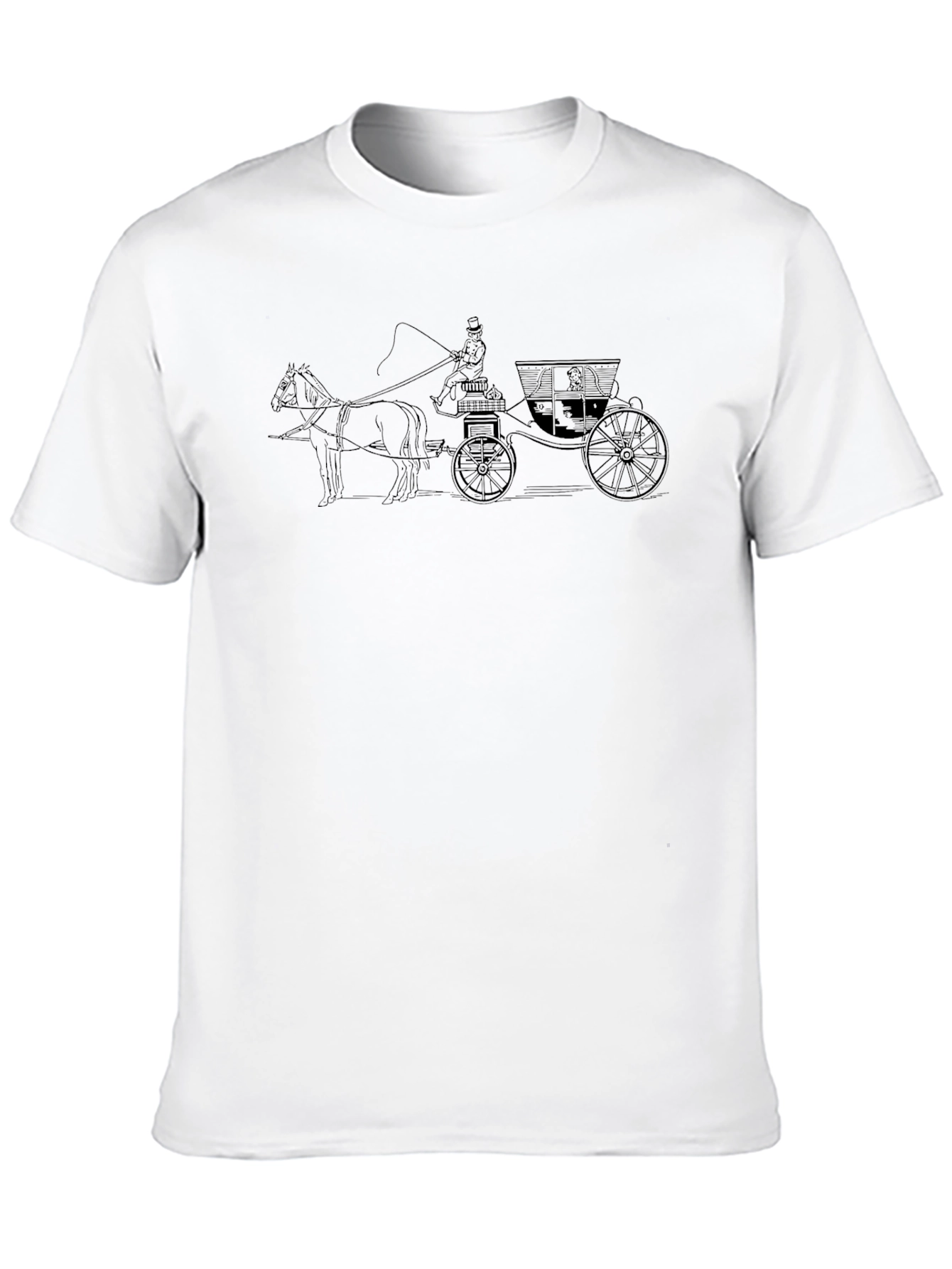 Equestrian Carriage Graphic Tee
