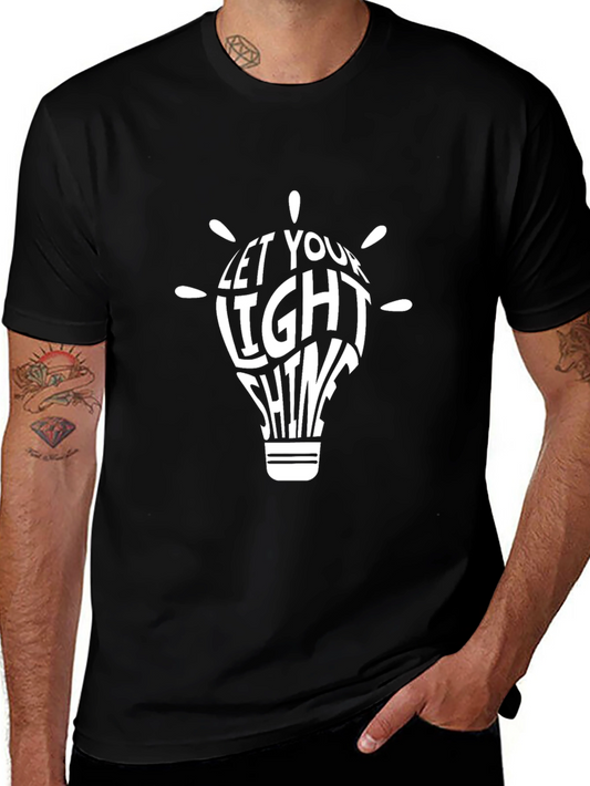 Let Your Light Shine Black T-Shirt