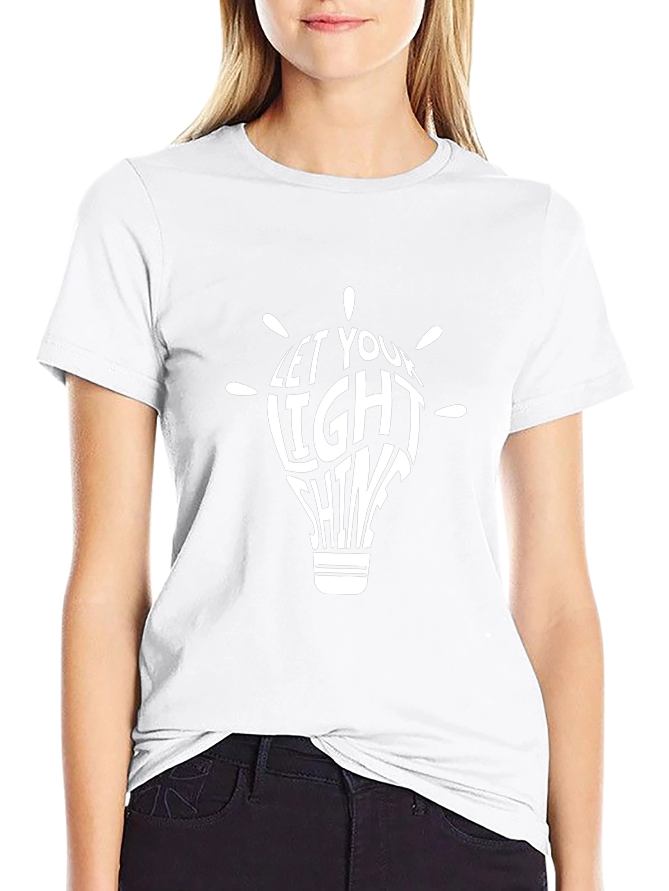 Let Your Light Shine Black T-Shirt