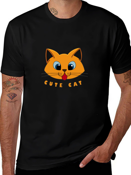 Cute Cat Graphic T-Shirt