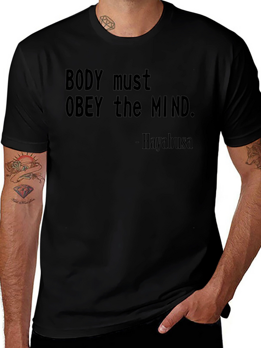 Hayabusa Mind Over Body Black T-Shirt
