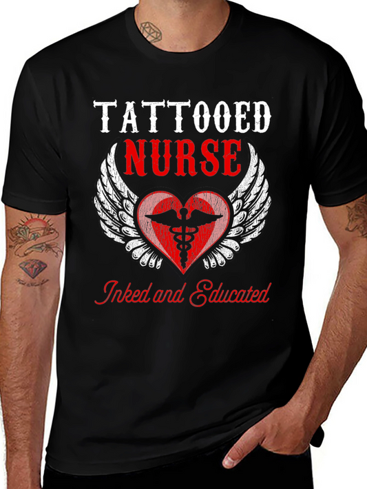 Tattooed Nurse Graphic Tee