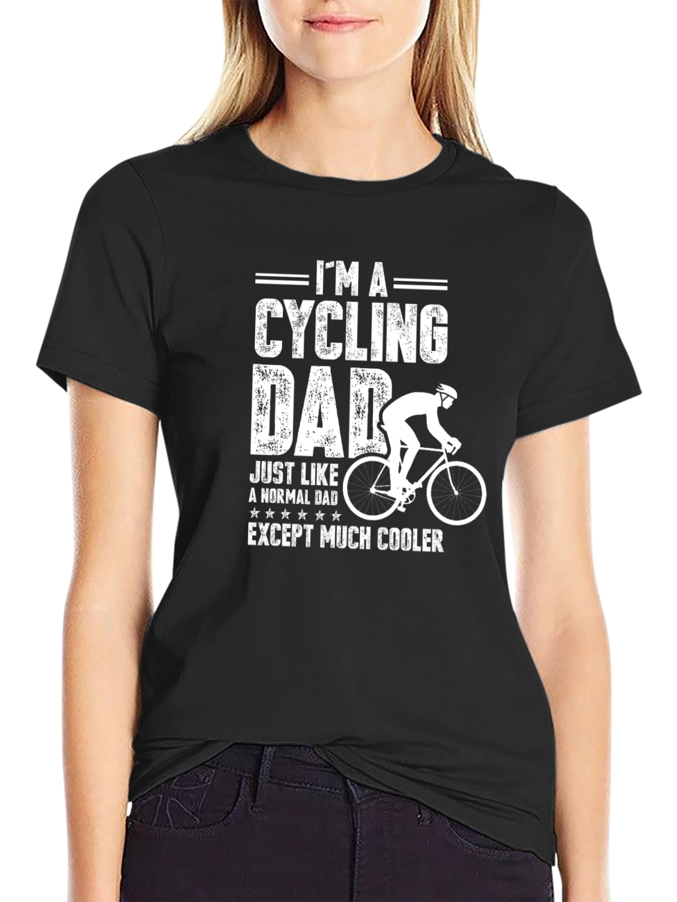 Cycling Dad T-Shirt - Cool Biker Father Gift