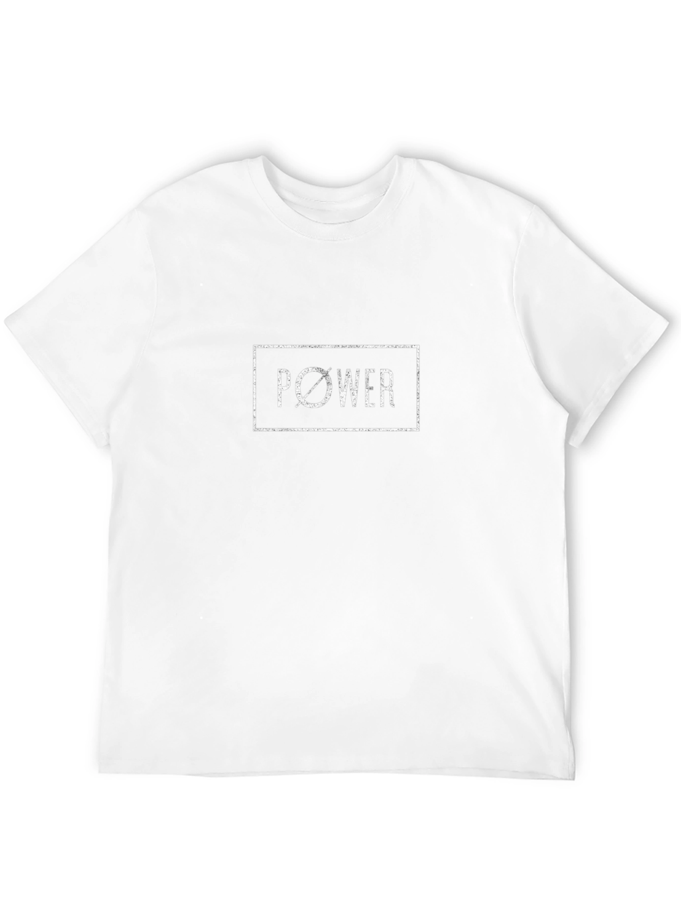 Power Graphic Black T-Shirt for Men