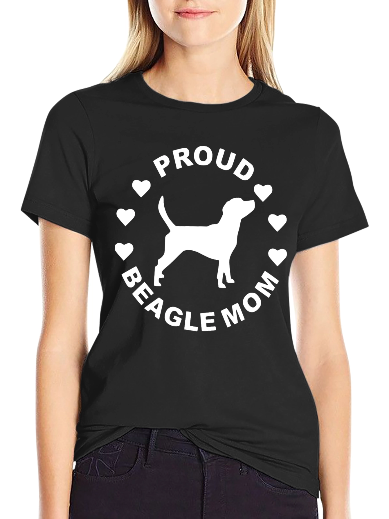 Proud Beagle Mom T-Shirt - Dog Lover Tee
