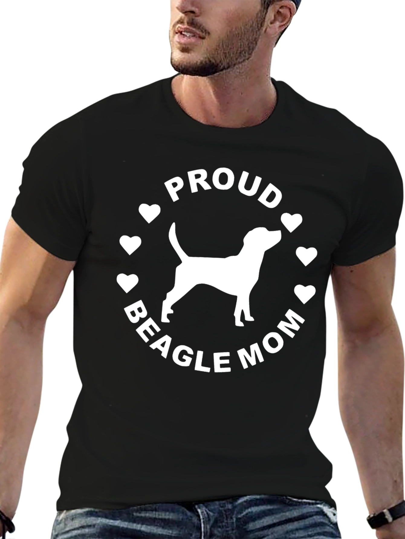 Proud Beagle Mom T-Shirt - Dog Lover Tee