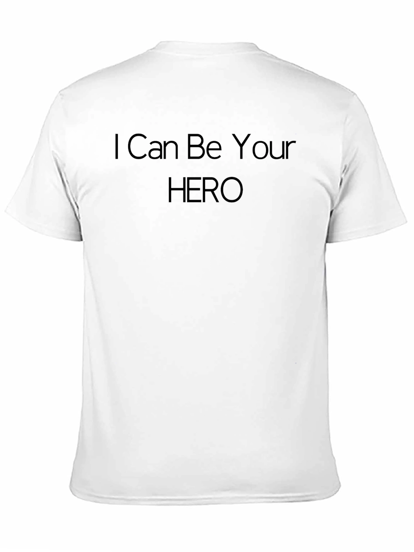 I Can Be Your Hero Black Tee
