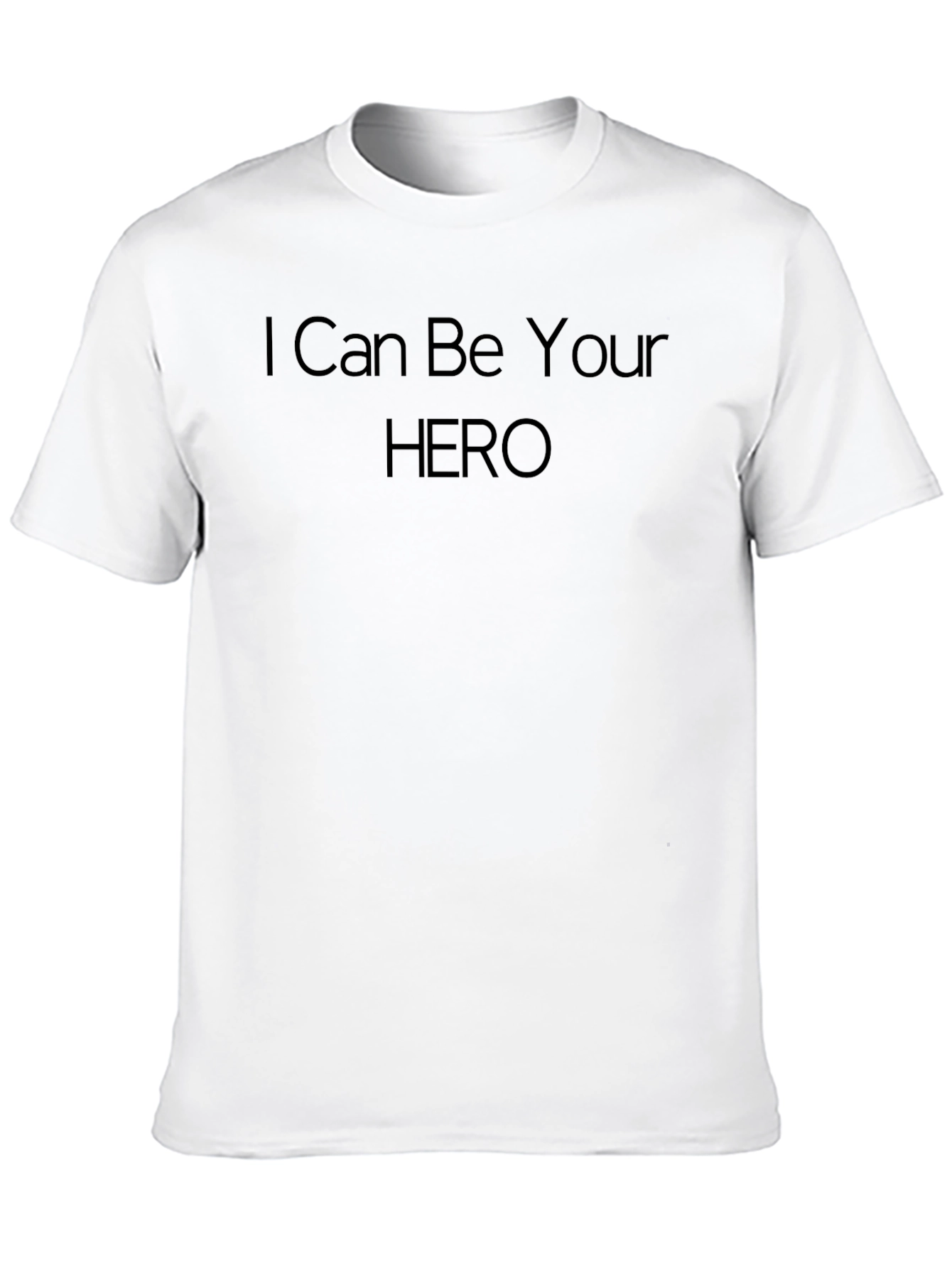 I Can Be Your Hero Black Tee