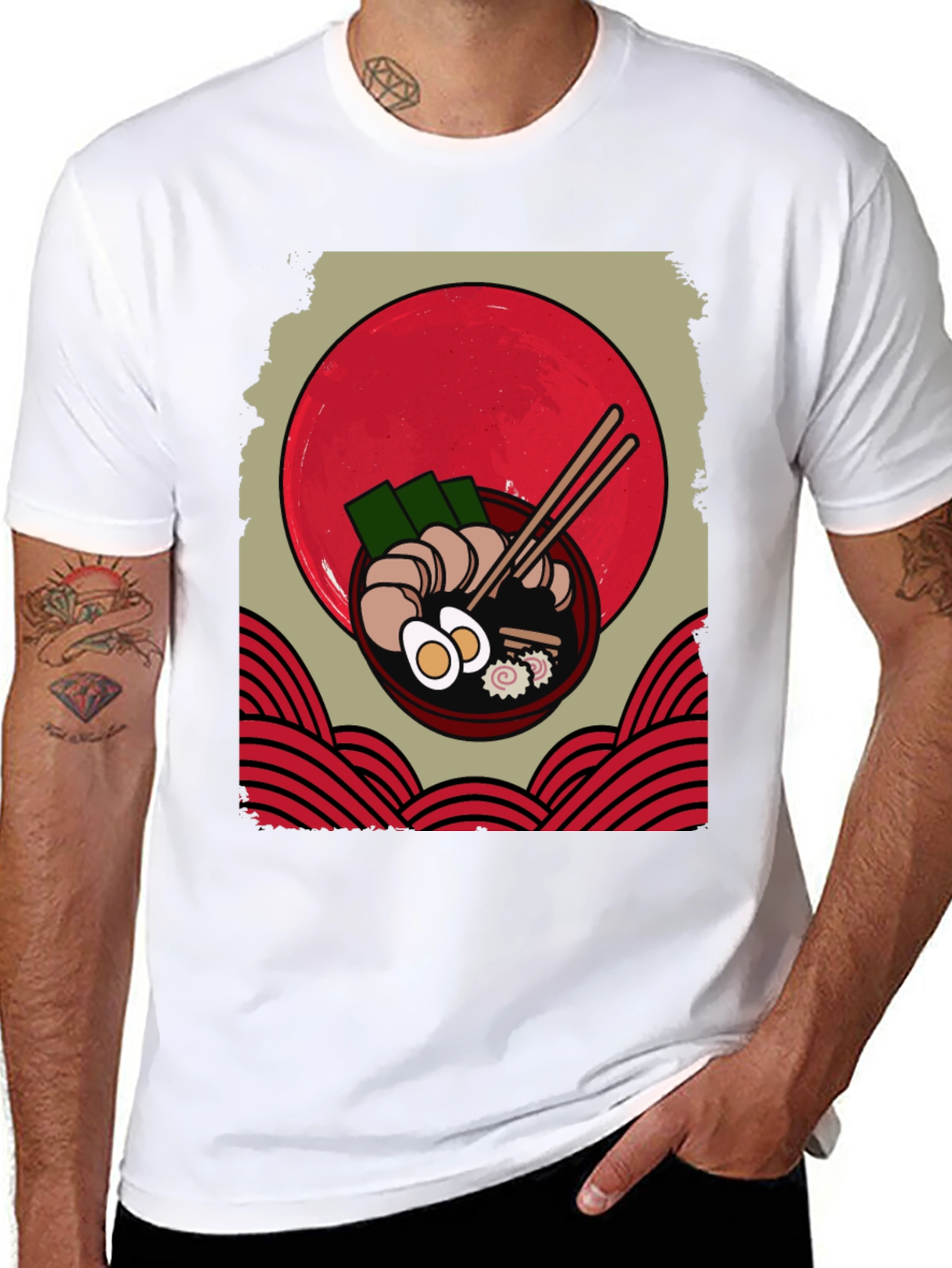 Ramen T-Shirt: Japanese Noodle Soup Graphic Tee