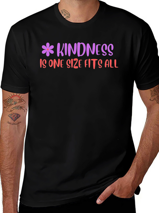Kindness One Size Fits All Black T-Shirt